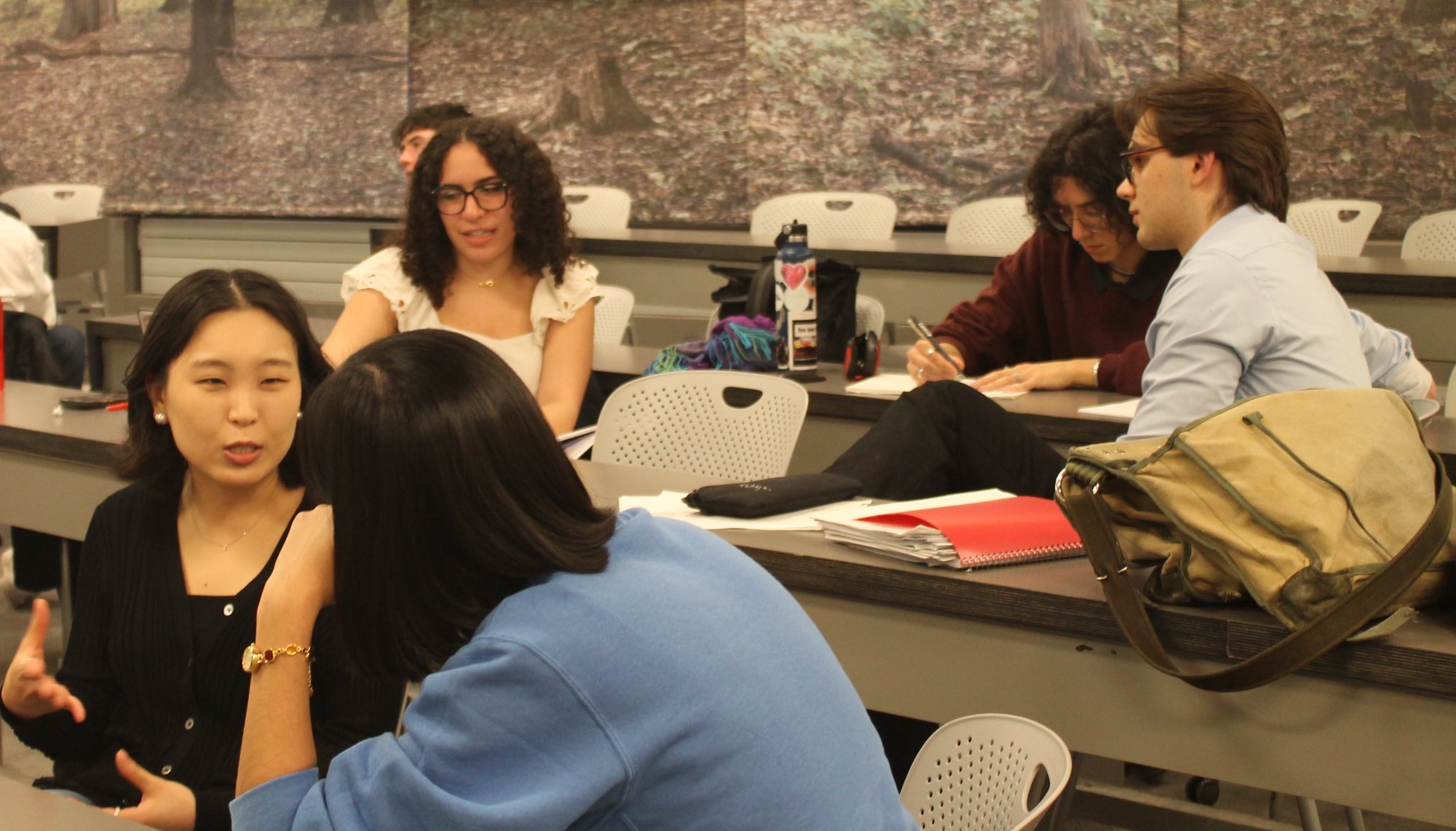 Students at Polity conference